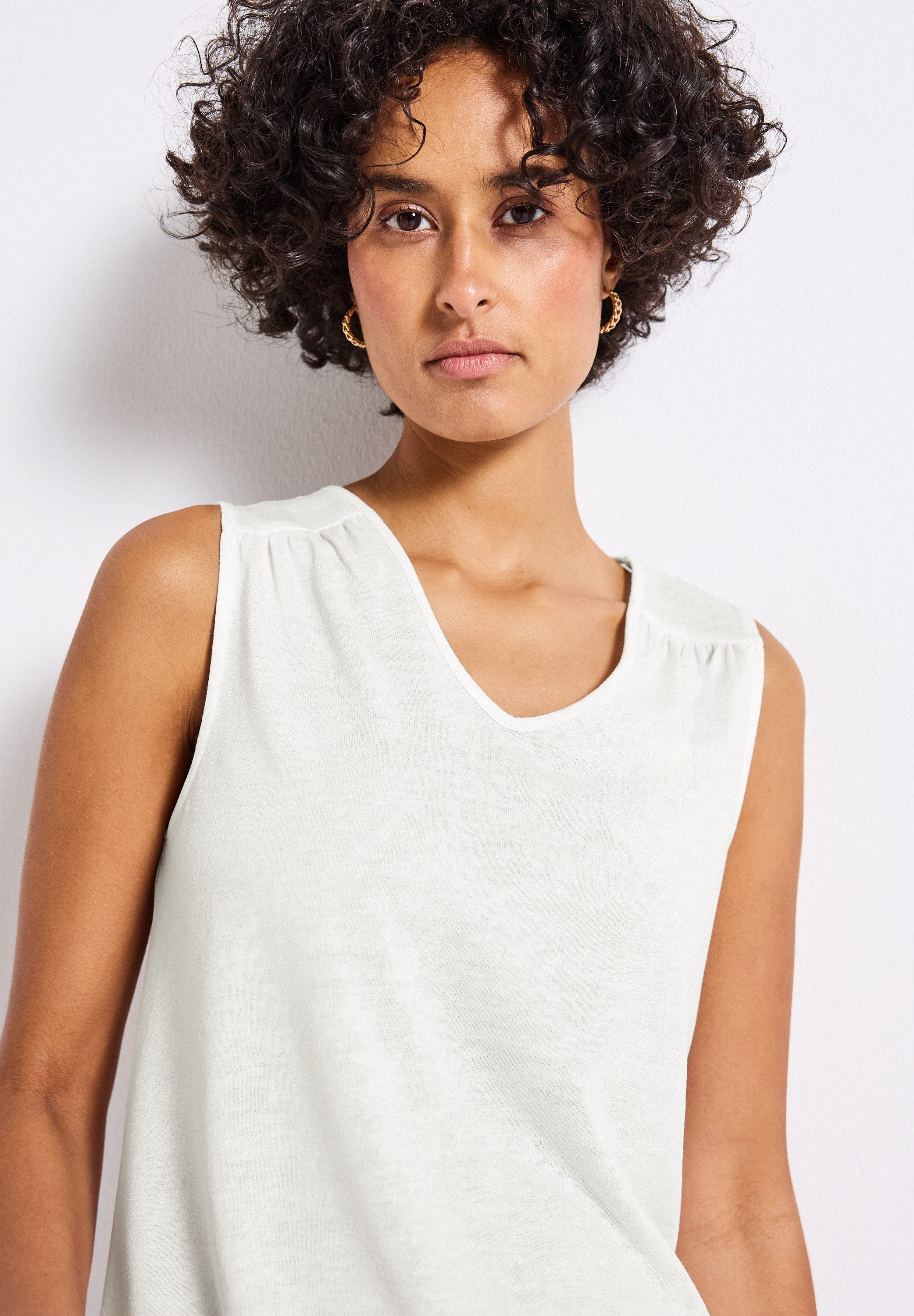 STREET ONE Shirttop mit Spitze