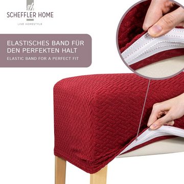 Stuhlhusse Luna Stuhlhussen verschiedene Farben und Sets, sh SCHEFFLER-HOME LIVE HOMESTYLE