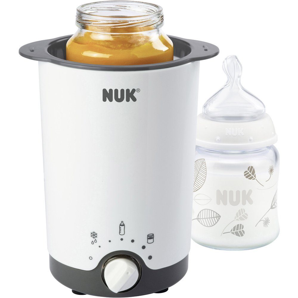 NUK Babyflaschenwärmer NUK Thermo 3in 1 Babykostwärmer Weiß, Schwarz