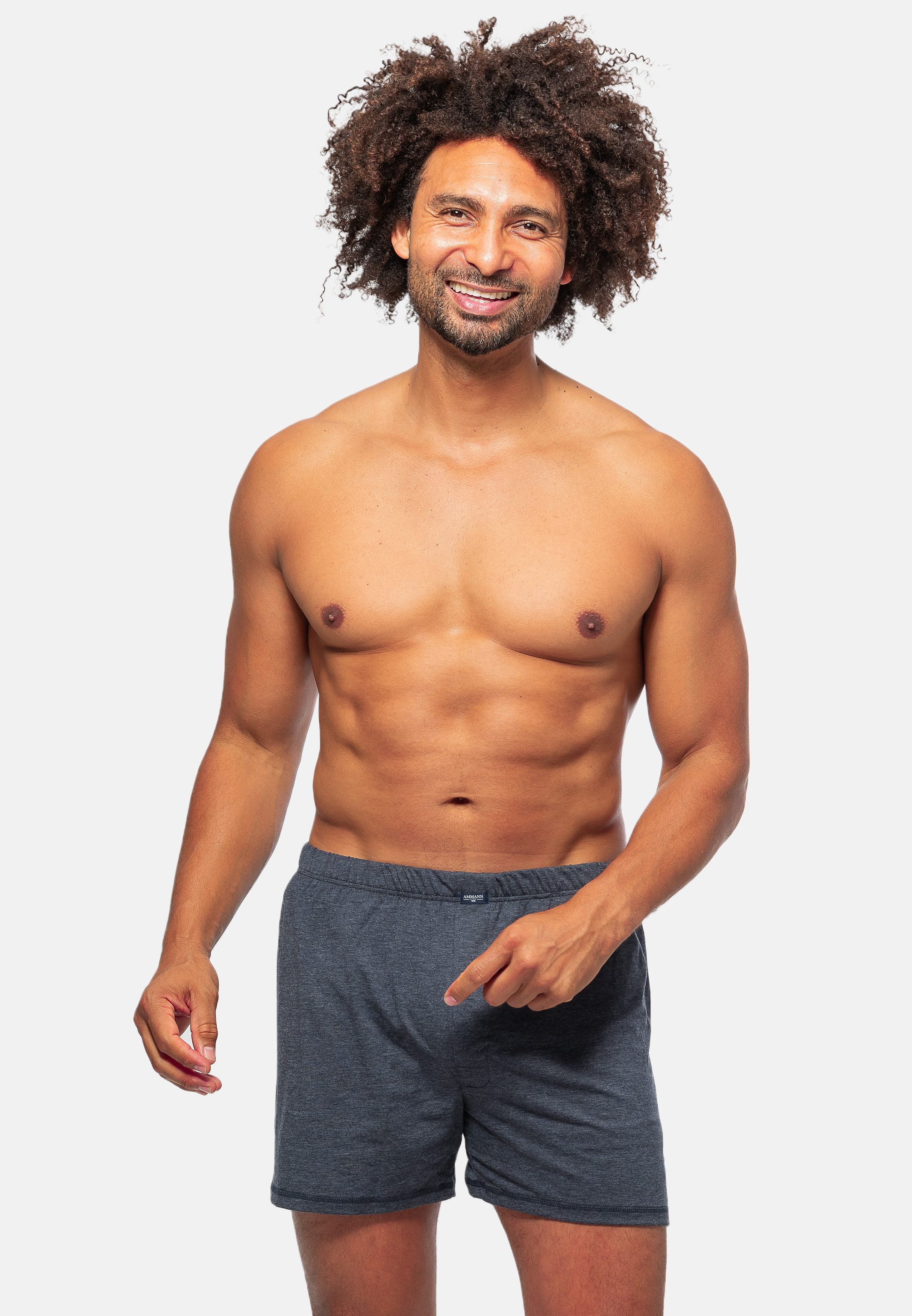 Ammann Boxershorts 3er Pack Denim (Spar-Set, günstig online kaufen