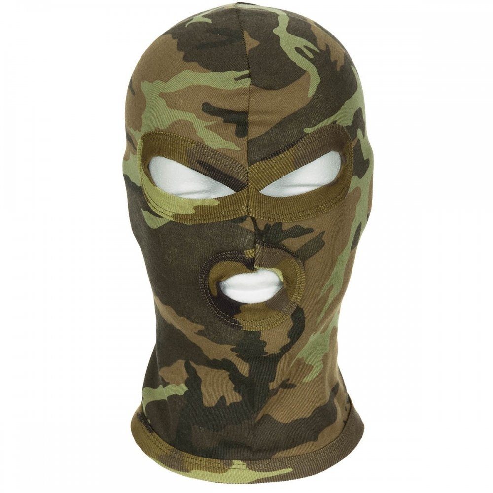 MFH Schlupfmütze Balaclava, 3-Loch, dünn, CZ-tarn, 100 % Baumwolle (Packung günstig online kaufen