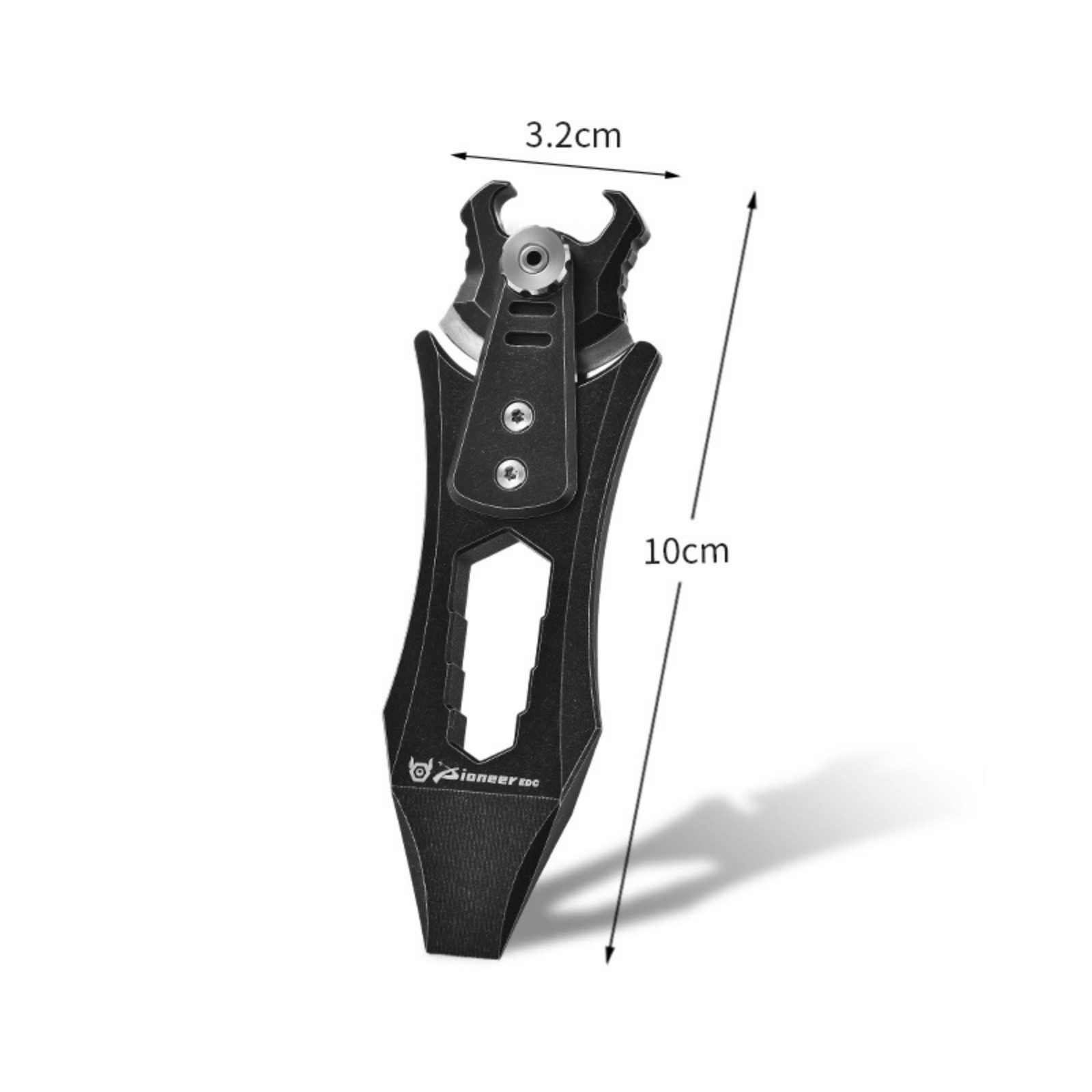 YOUUZ-SHOP Multitool Titanlegierung EDC Werkzeug Brecheisen Flaschenöffner Schraubenschlüss