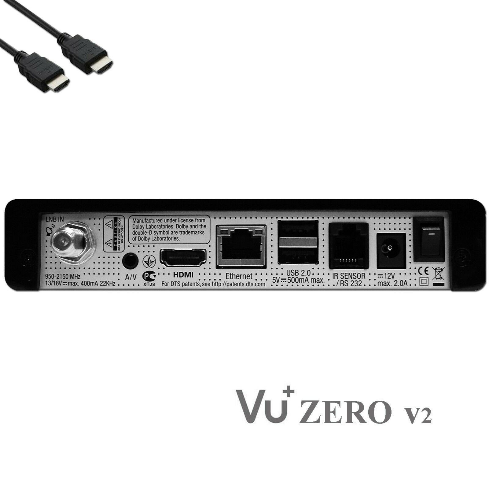 Wifi + Sat Stick SAT-Receiver - HD Full 300 Zero Schwarz Receiver Mbits Linux VU+