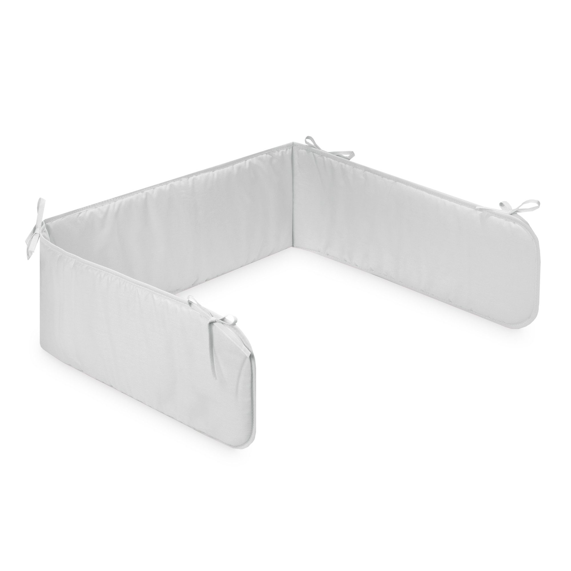 Julius Zöllner Kuschelnest uni light grey Защита в краватку Basic Soft 180, (1-tlg), Babynestchen