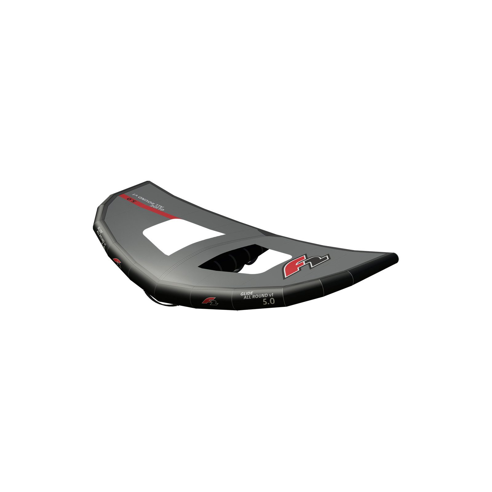 Kite F2 Wing Glide Allround Wing 4 qm Schwarz/Grau 2024/25