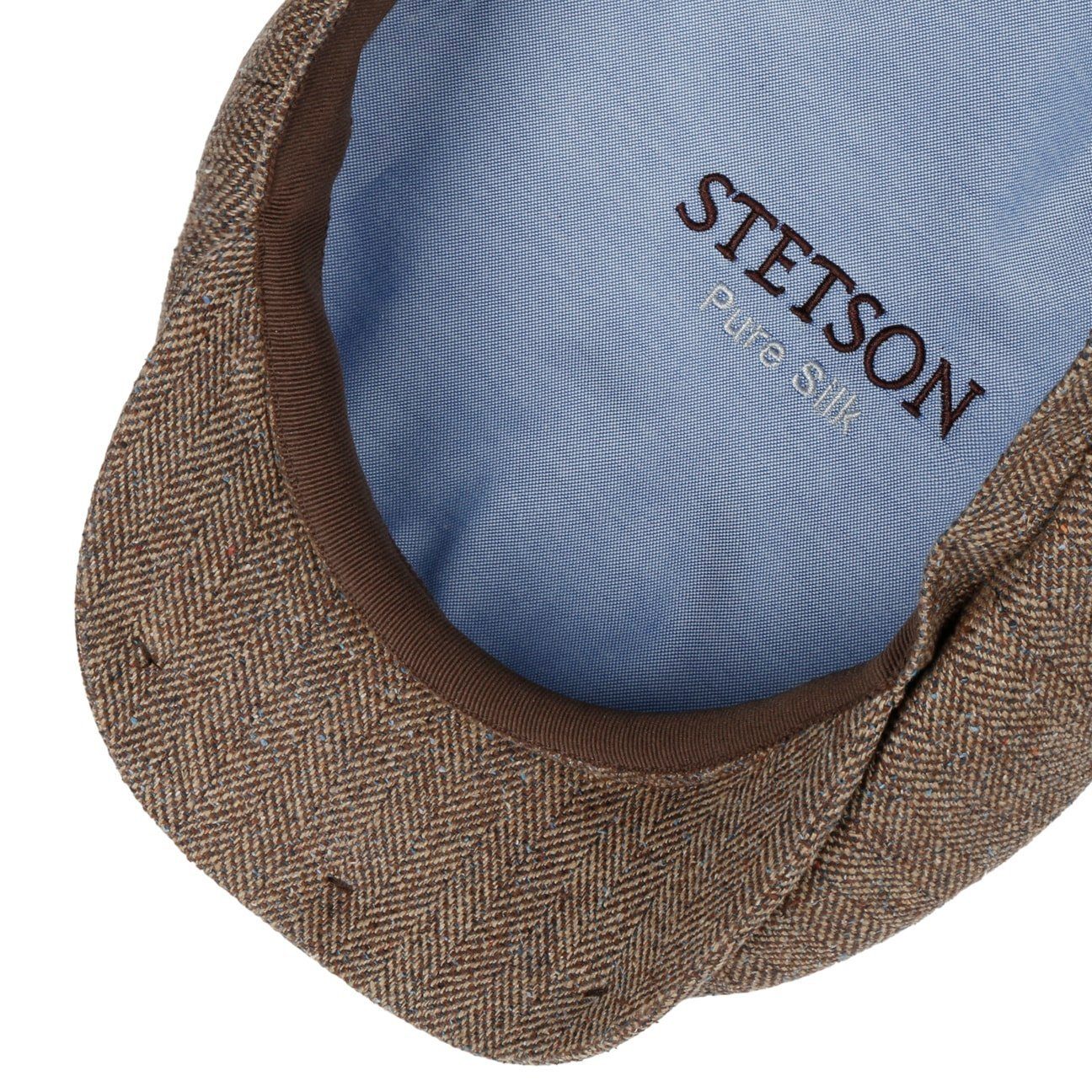 Stetson Flat Cap (1-St) Schiebermütze mit Schirm, Made in the EU