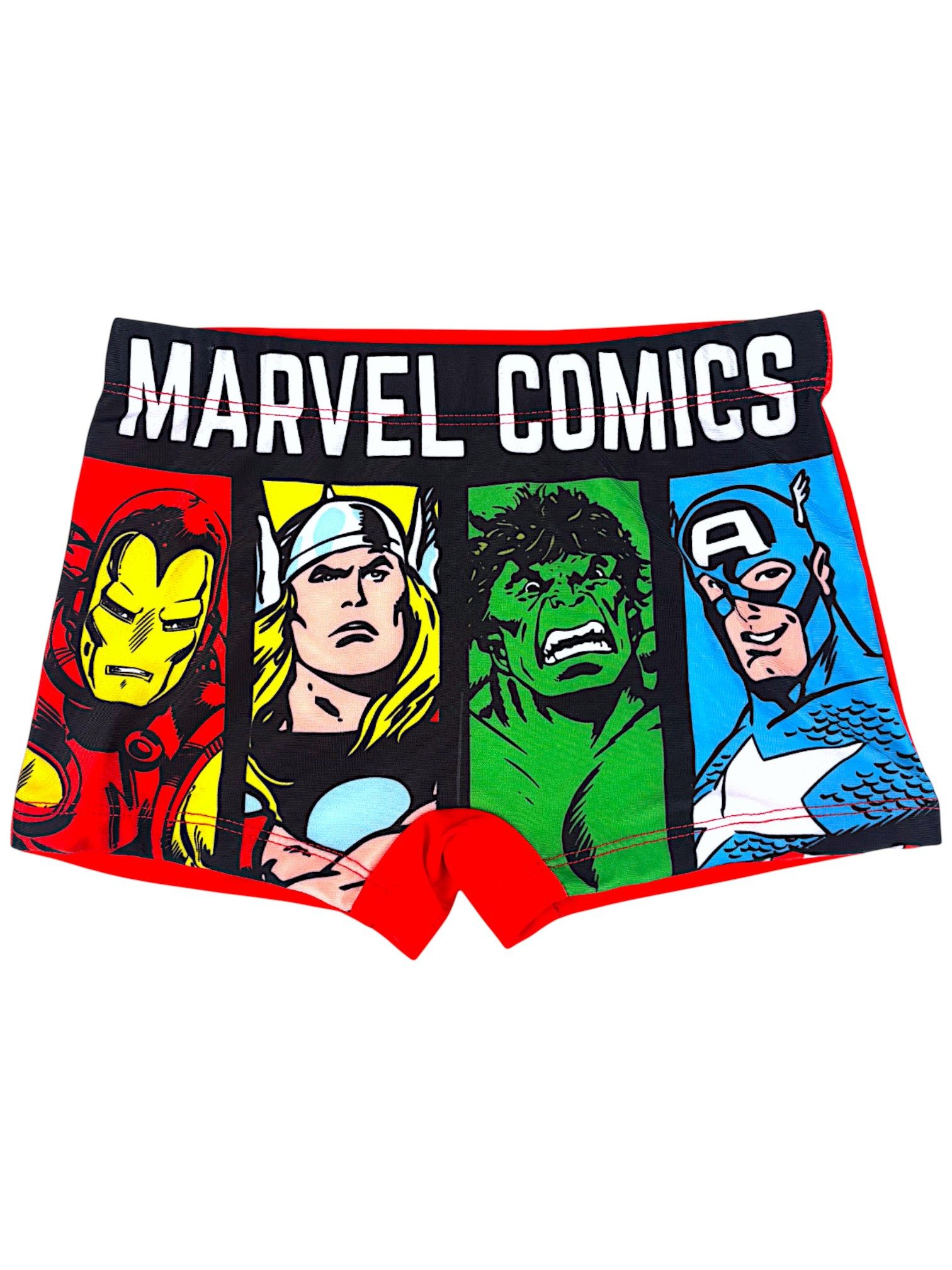 The AVENGERS Badehose Marvel Comics Schwimmhose - Jungen Bademode Gr. 104 - 134 cm