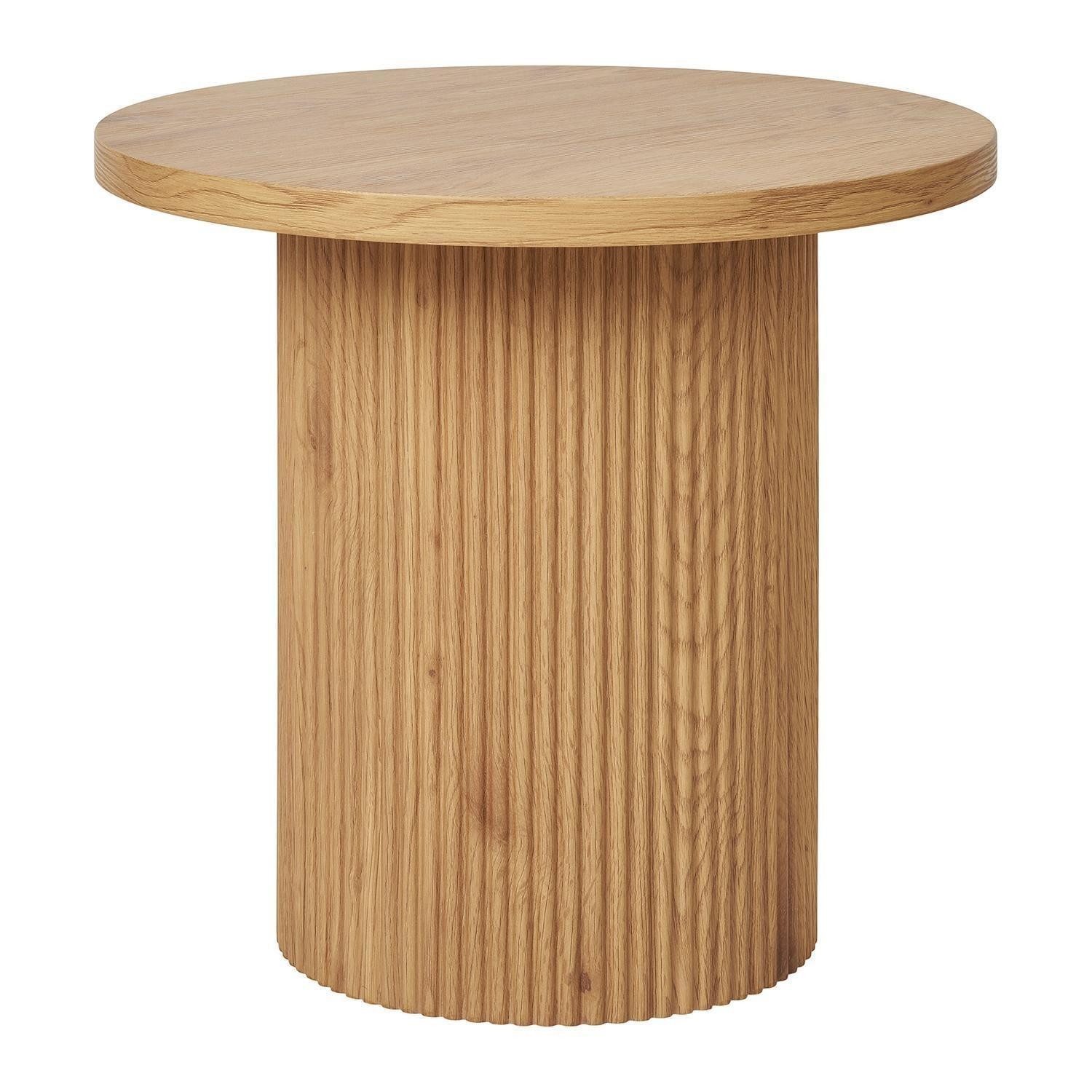 House Nordic Beistelltisch BOAVISTA, Braun, MDF, Ø 48 x 45 cm