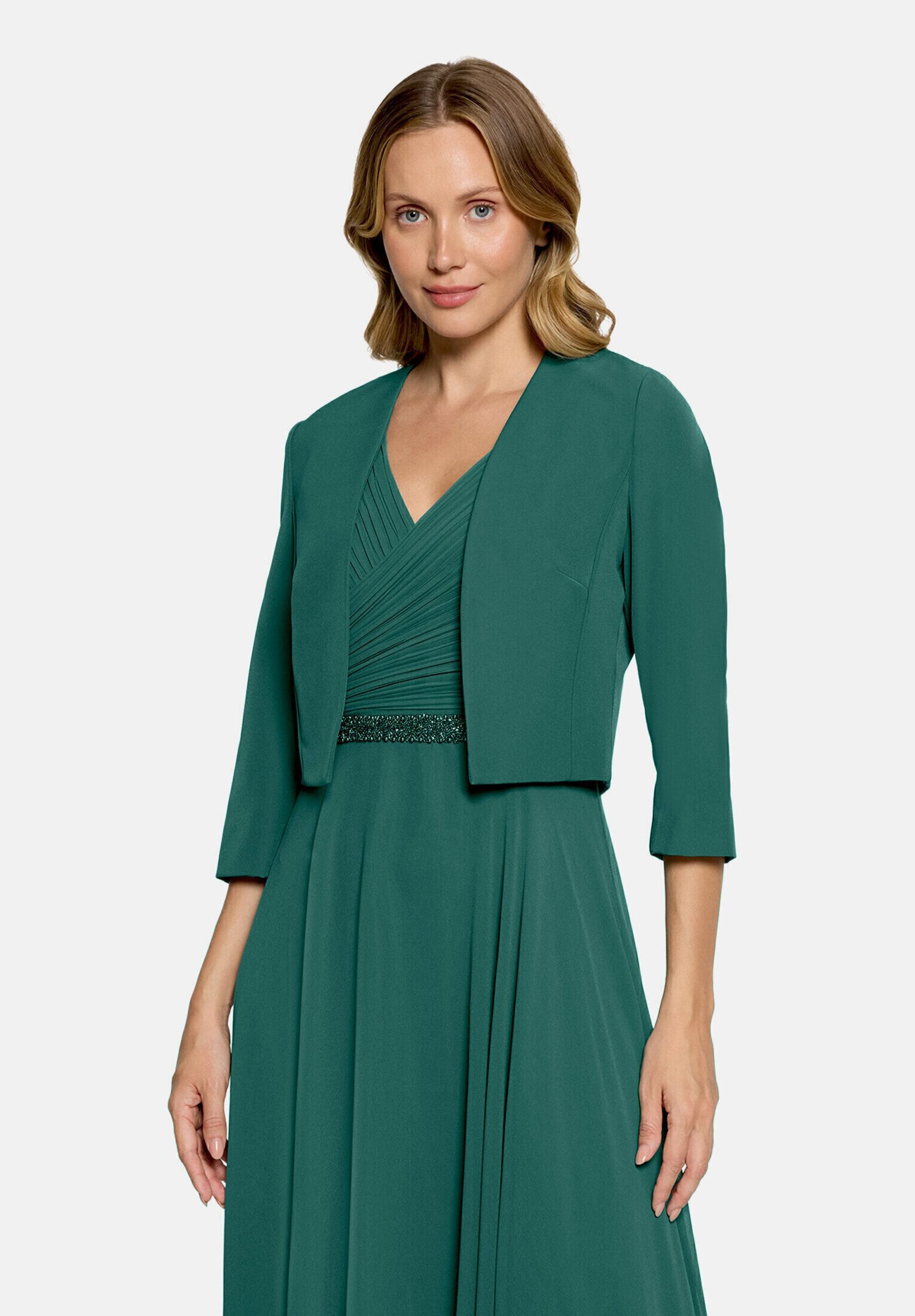 Vera Mont Bolerojacke Damen mit Kellerfalten