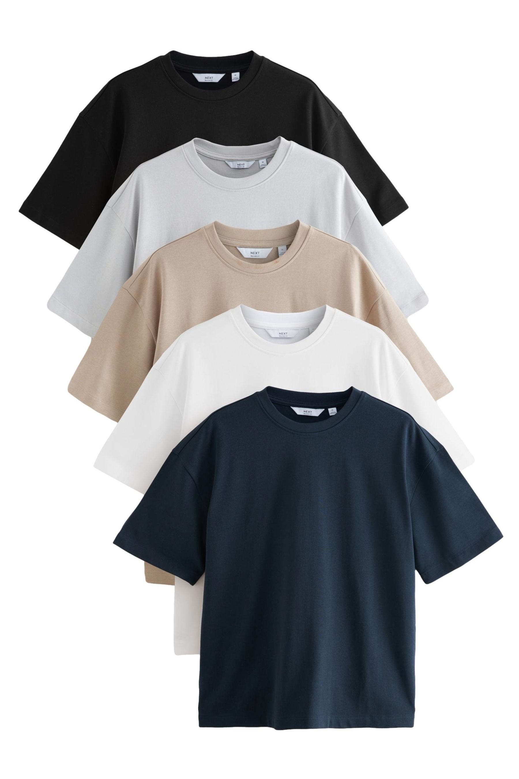 Next T-Shirt Relaxed Fit Shirts 100 % günstig online kaufen