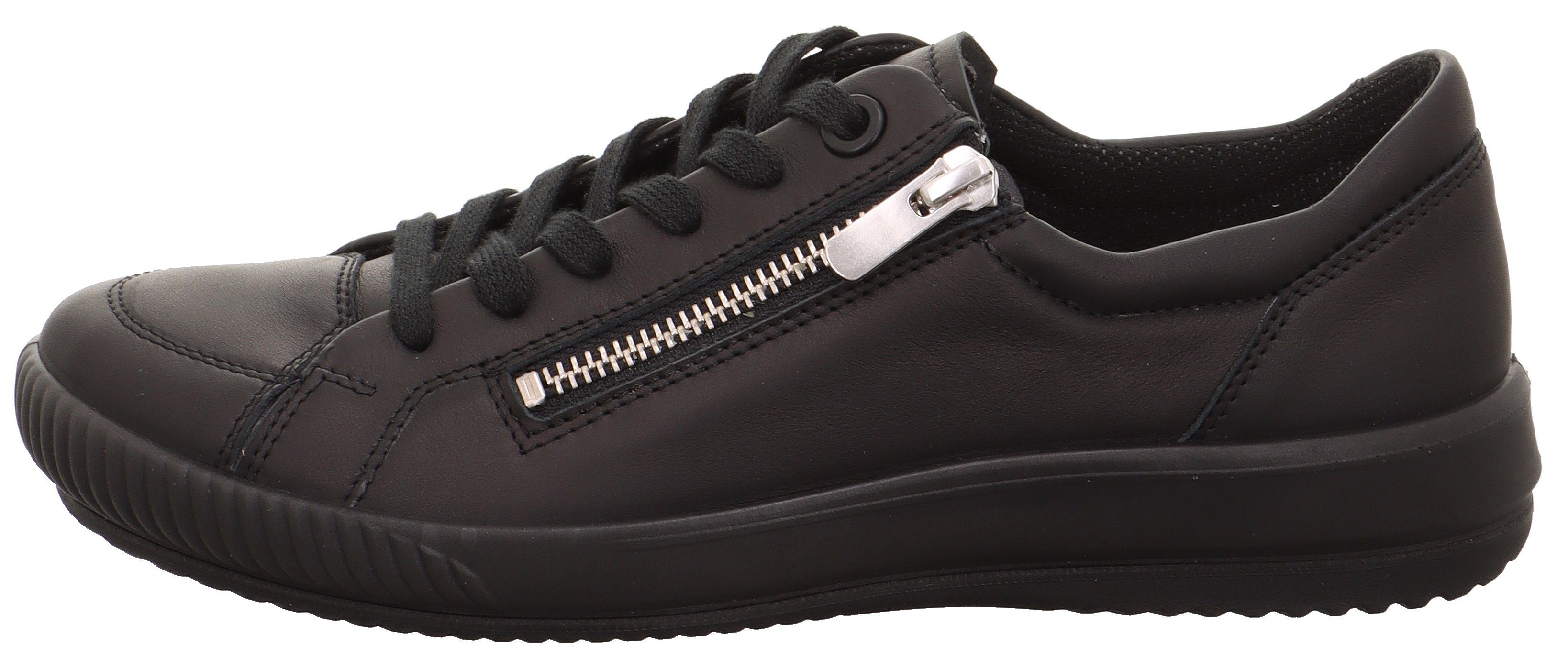 Sneaker Reißverschluss 5.0 Legero schwarz mit TANARO seitlichem
