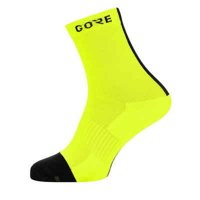 GORE® Wear Gore Wear M Socks Mid Neon Yellow Black Outdoorschuh