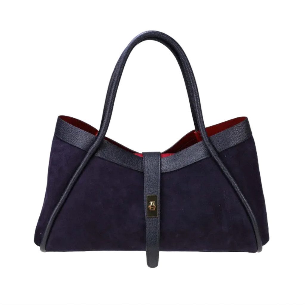 BZNA Handtasche Filiz Designer Wildledertasche Schultertasche