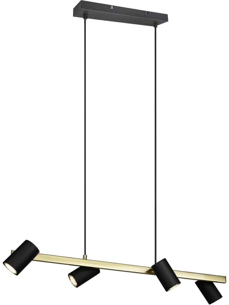 TRIO Leuchten LED Pendelleuchte Trio Leuchten 4er Pendelleuchte Marley, Ohne Leuchtmittel, Nicht dimmbar nicht Smart Home-fähig ohne Bewegungsmelder