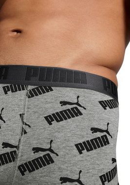 PUMA Boxer (Packung, 2er-Pack) mit Allover Puma Druck
