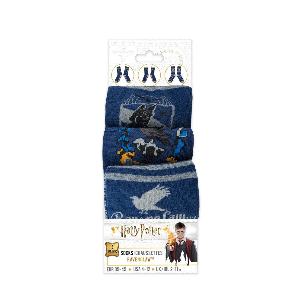 Cinereplicas Socken Harry Potter Socken 3er-Pack Ravenclaw