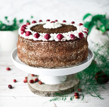 Sendez Kuchenplatte Große Tortenplatte ⌀30cm aus Porzellan Tortenständer Kuchenplatte, Porzellan