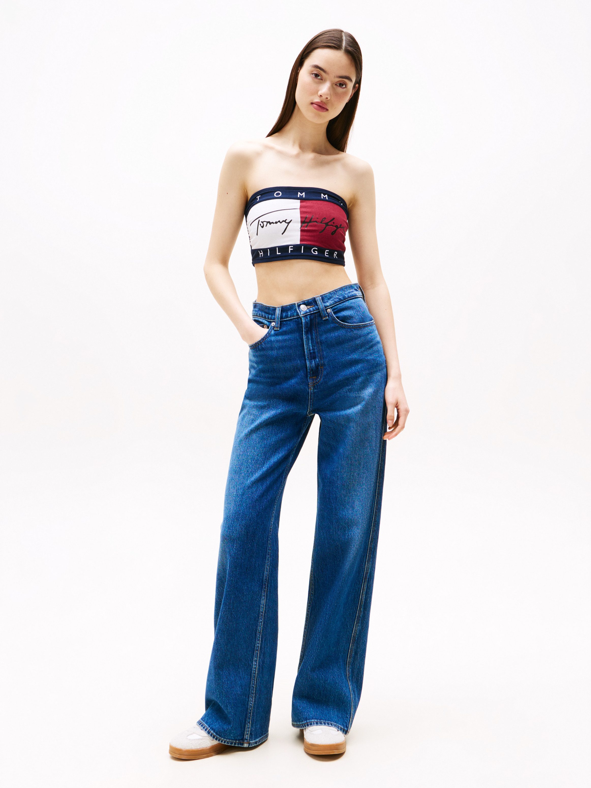 Tommy Hilfiger Underwear Bandeau-BH Iconic Aliyah RnB BANDEAU Colorblock casual, körpernah, Baumwollmix