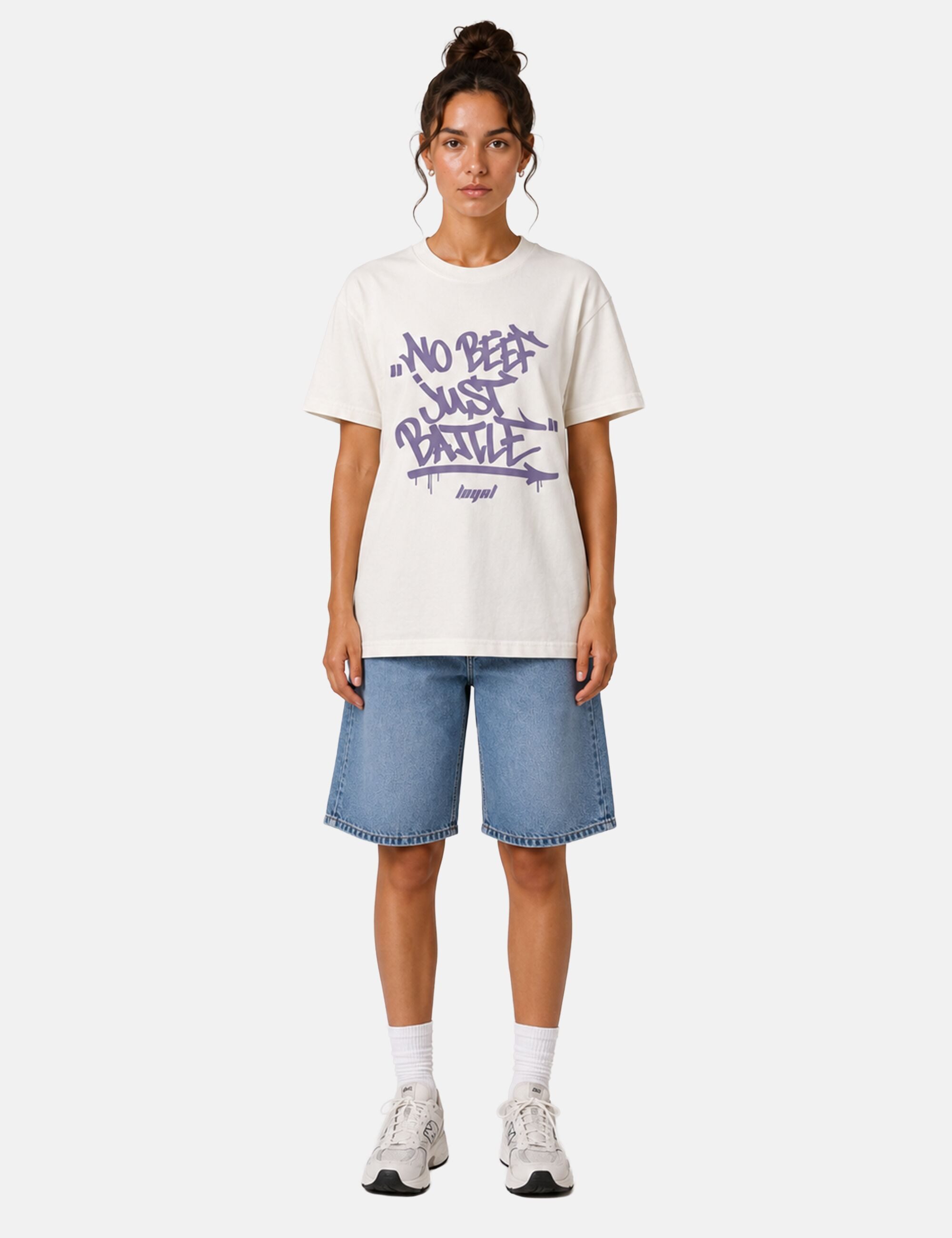 Loyal Athletics Rundhalsshirt (1-tlg) mit Graffiti-Tag-Print