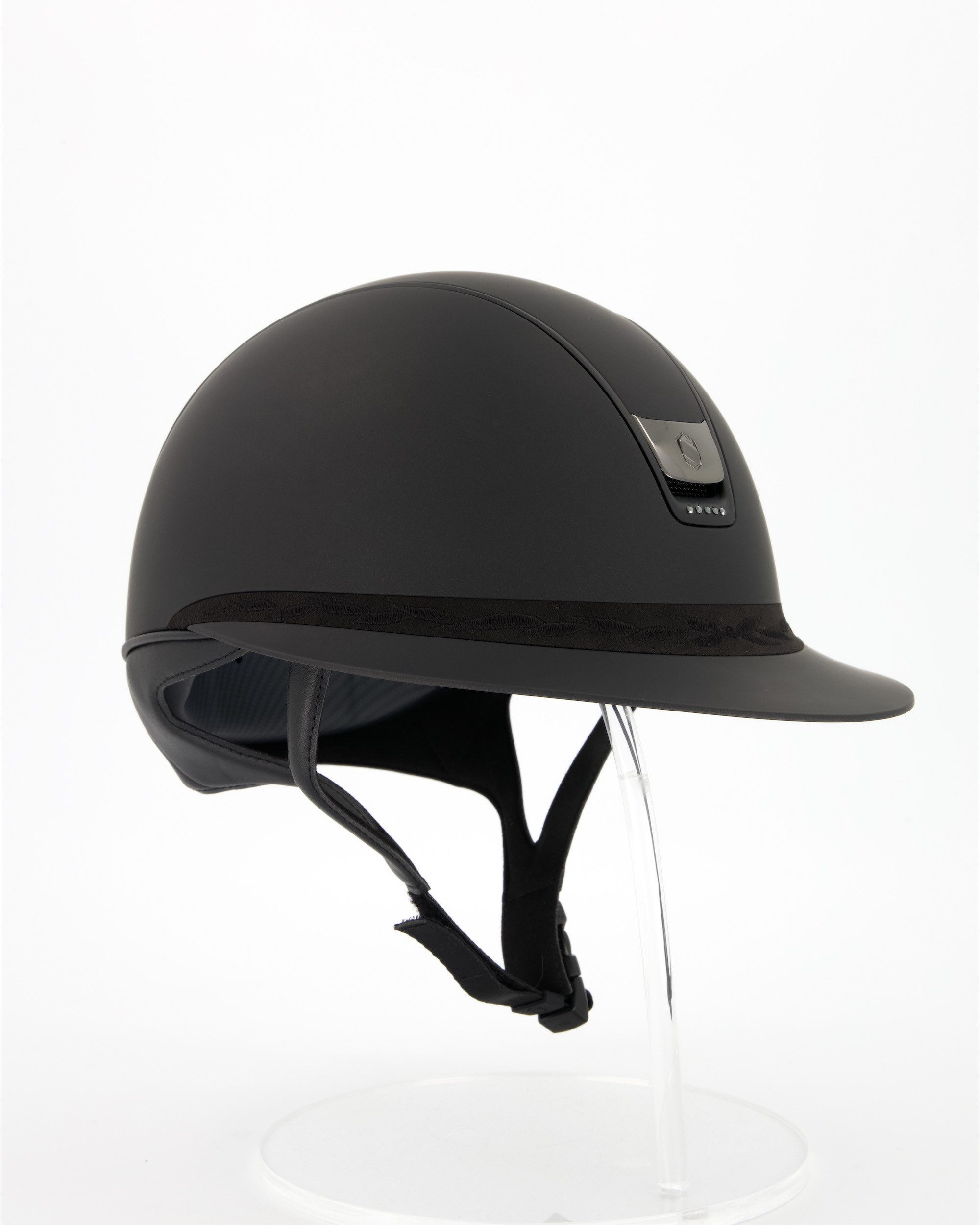 Samshield Reithelm Reithelm 2.0 Miss Shield Shadowmatt Black, Top Shadowmatt Black, Front