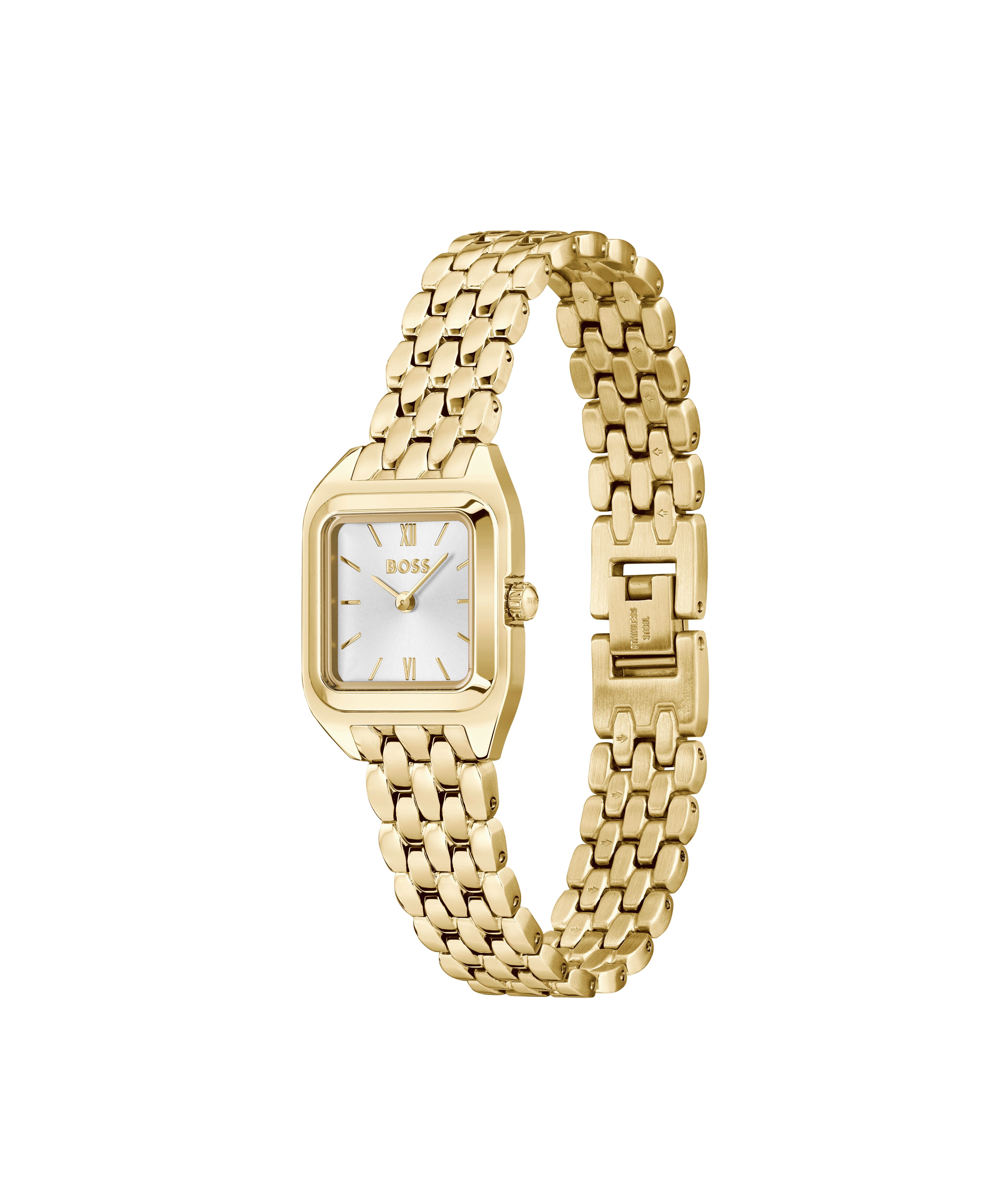 BOSS Quarzuhr MAE PETITE 1502823, Armbanduhr, Damenuhr, Edelstahlarmband, a günstig online kaufen