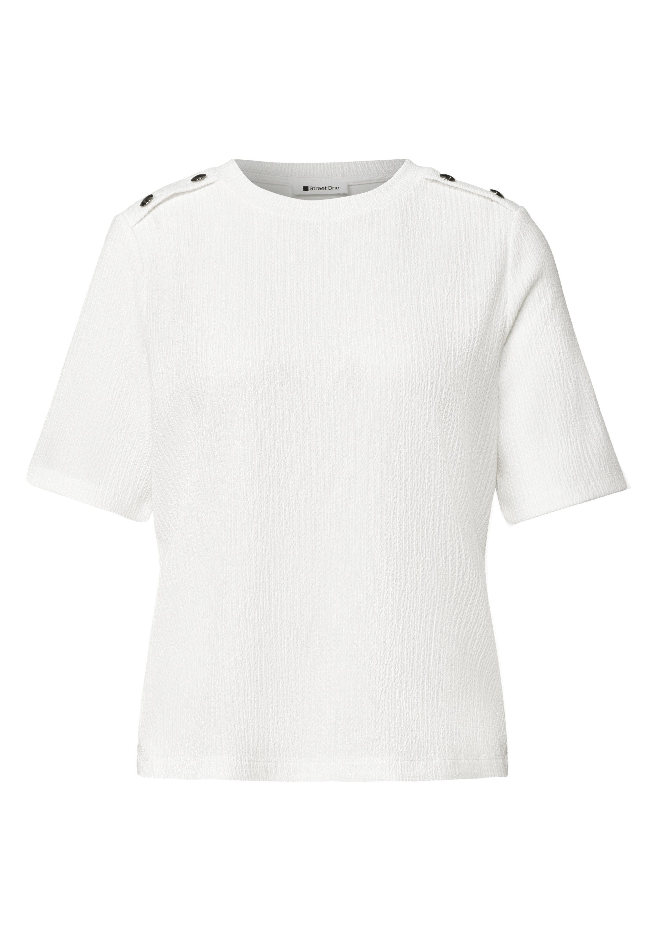 STREET ONE T-Shirt mit Strukturmix – Bild 4 von 5