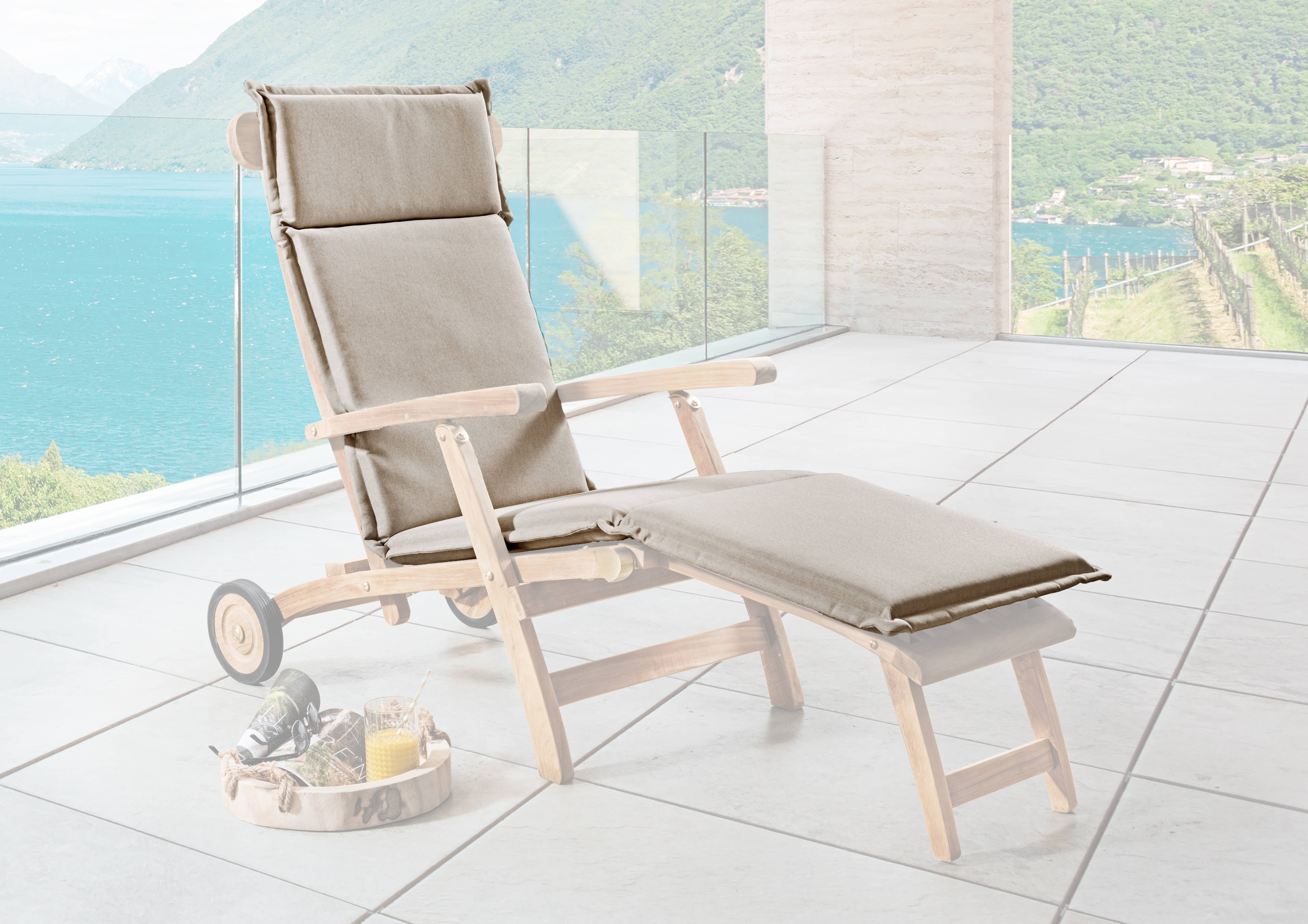 Destiny Polsterauflage, Polster für Deckchair 185x50x5 cm, in verschiedenen Farben