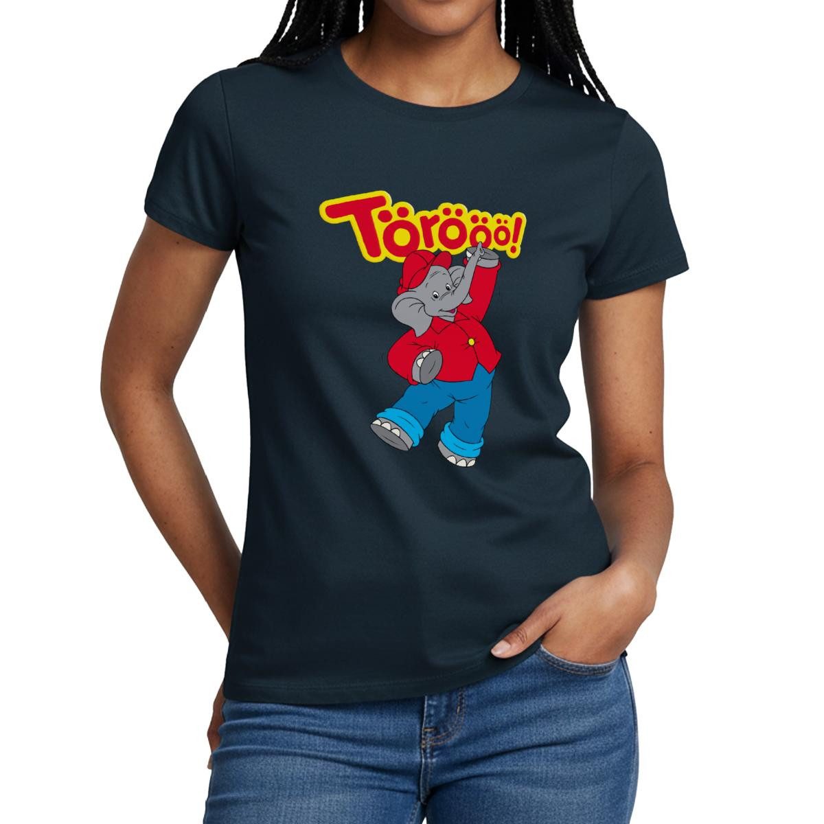 T-Shirt Benjamin Blümchen Tanzend Törööö Frauen T-Shirt
