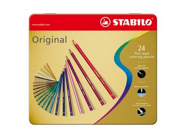 STABILO Künstlerstift STABILO Original Premium-Buntstift - 24er Metalletui