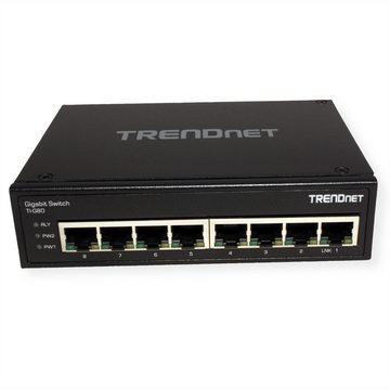Trendnet TI-G80 8-Port Gehärteter Industrieller Gigabit DIN-Rail Switch Netzwerk-Switch