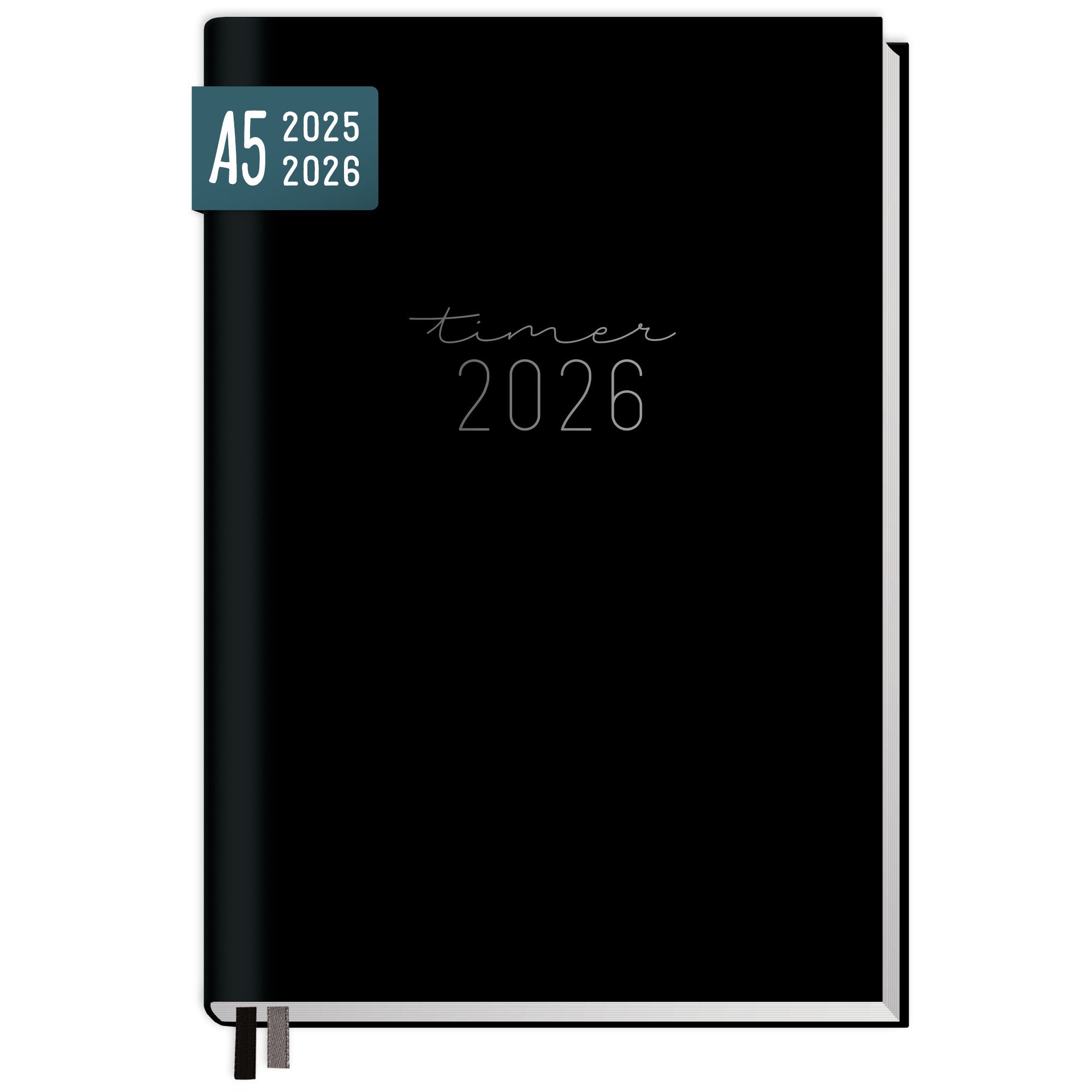 Häfft Terminkalender Chäff-Timer Classic 2025/2026 / A5 / 18 Monate