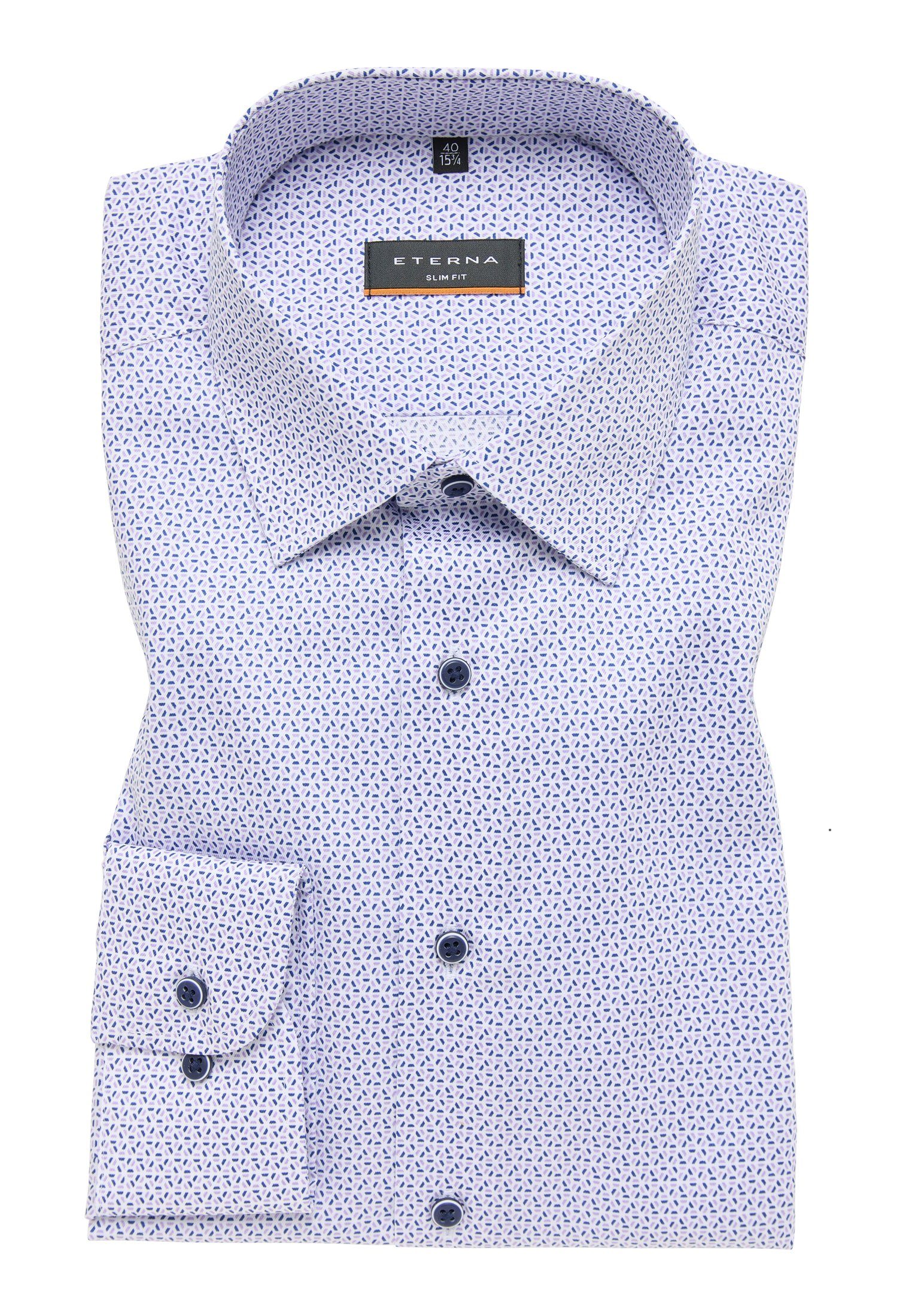Eterna Langarmhemd SLIM FIT NON IRON (bügelfrei)