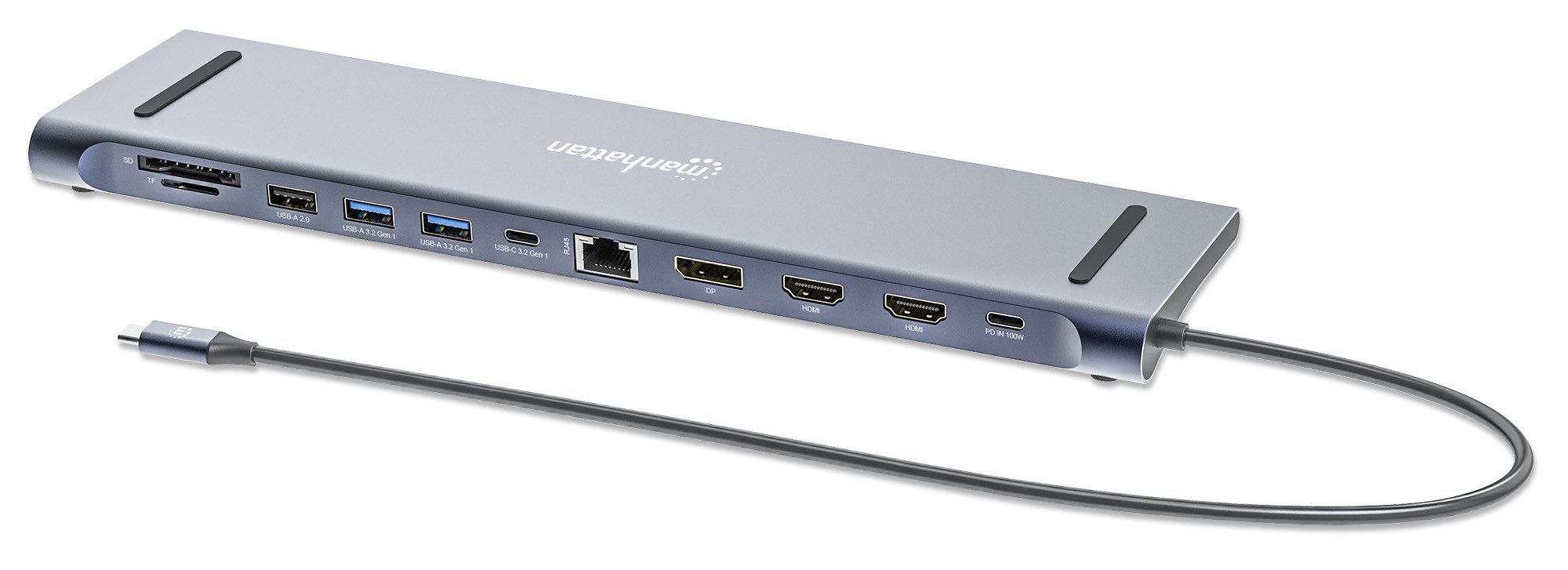 MANHATTAN Laptop-Dockingstation 190305 laptop-dockingstation & portreplikator Kabelgebunden USB 3.2...