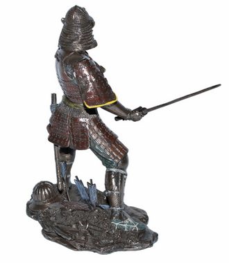 Parastone Dekofigur Deko Figur Samurai Art H 21 cm Krieger in Rüstung mit Schwert