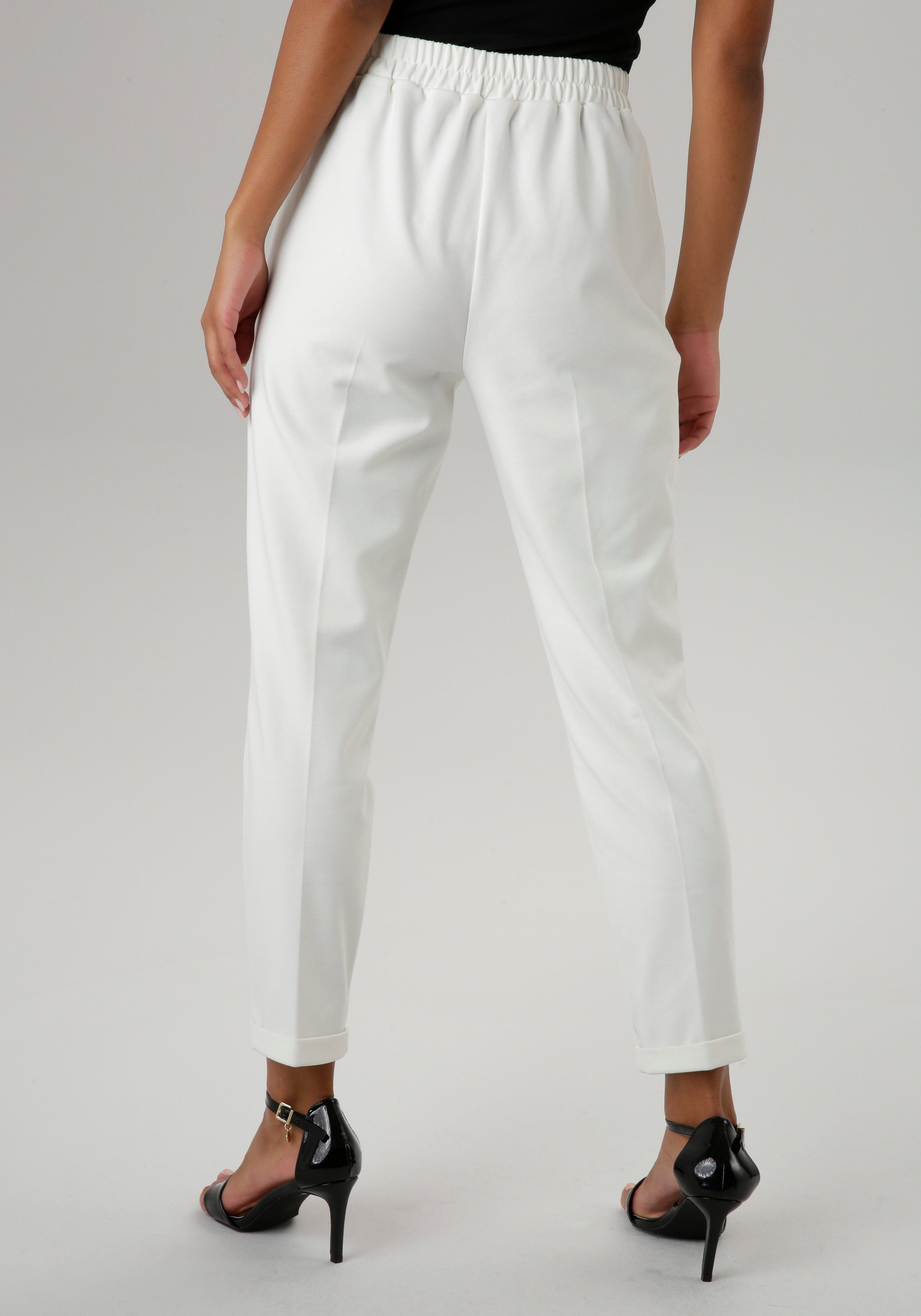 Aniston SELECTED Schlupfhose mit Bundfalten