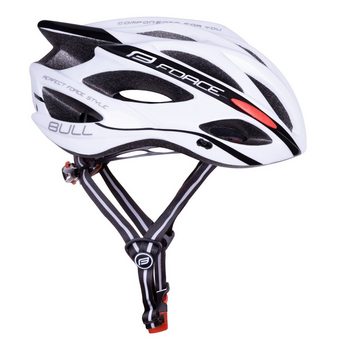 FORCE Fahrradhelm Helm FORCE BULL b/w Gr L-XL