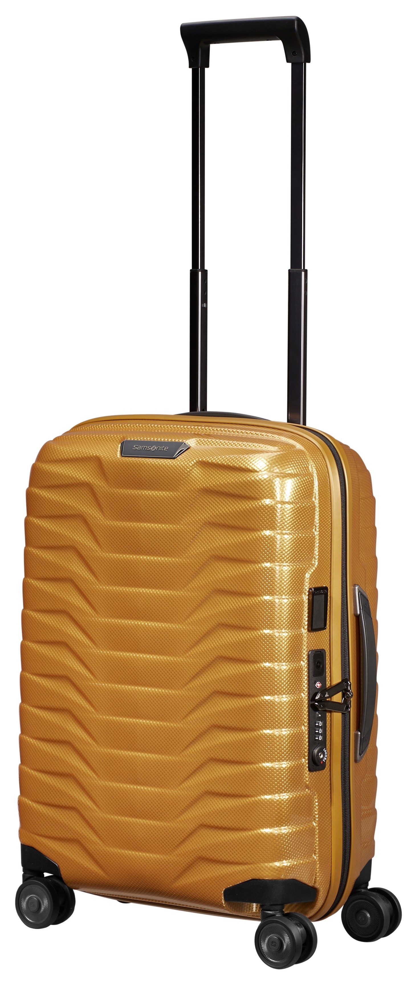 Samsonite Koffer PROXIS 55 exp, 4 Rollen, Handgepäck-Koffer Reisekoffer TSA-Zahlenschloss USB-Schleuse