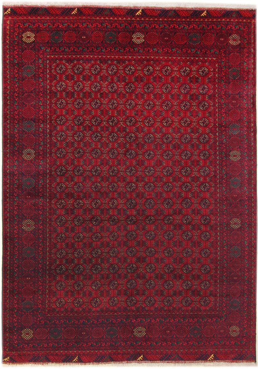 Orientteppich Afghan Mauri 172x241 Handgeknüpfter Orientteppich, Nain Trading, rechteckig, Höhe: 6 mm