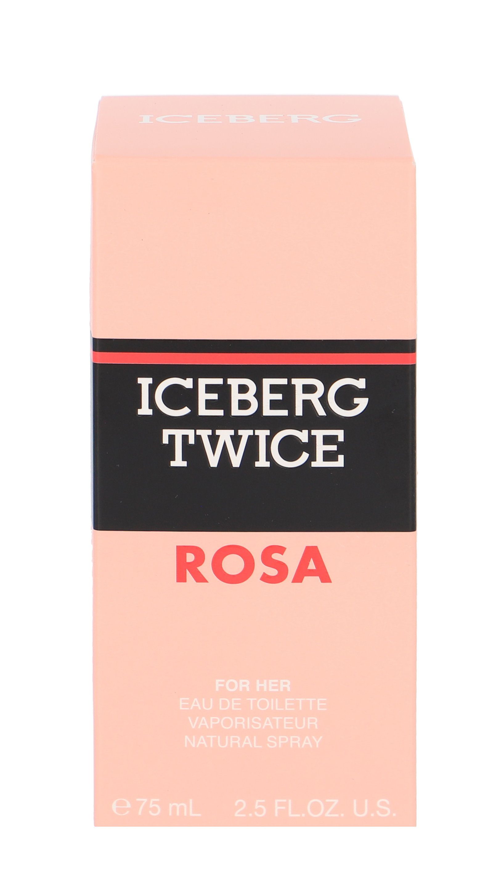 Twice Eau ICEBERG Toilette Rosa de Femme