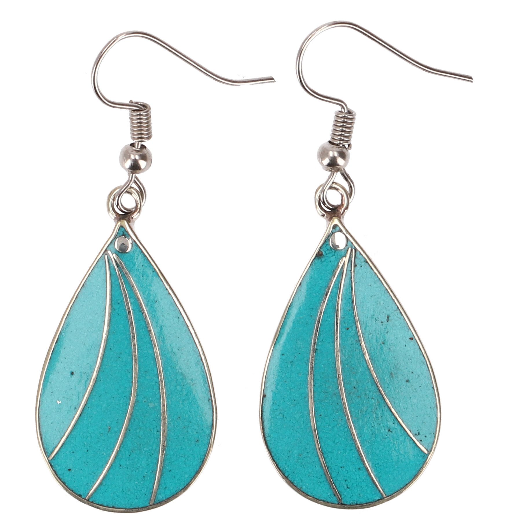 Guru-Shop Paar Ohrhänger Boho Tibet Ethno Ohrringe, tibetischer Schmuck..