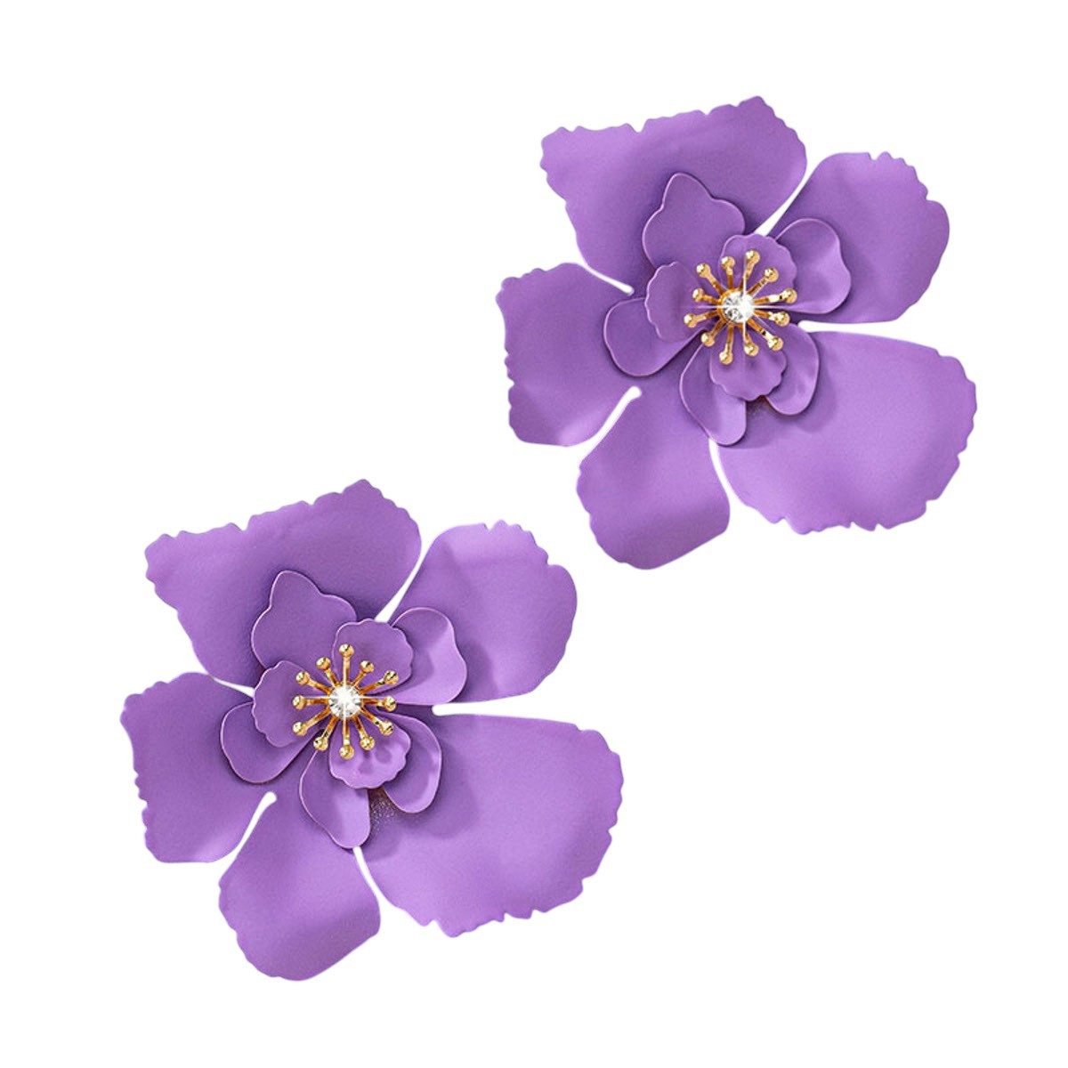 KARMA Paar Ohrstecker Damen Blüten Legierung günstig online kaufen
