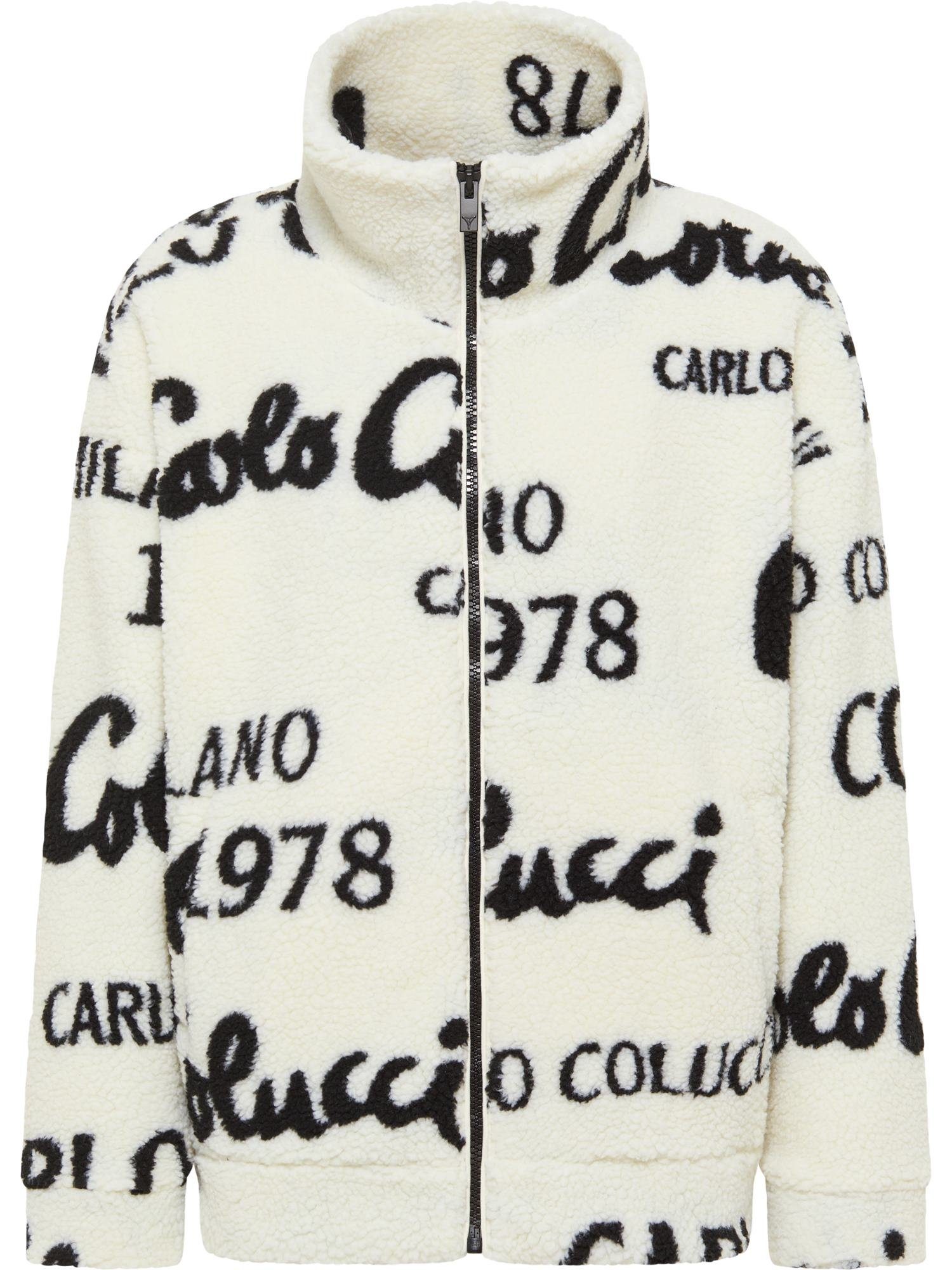 CARLO DelBuono Weiß / COLUCCI Sweatjacke Schwarz