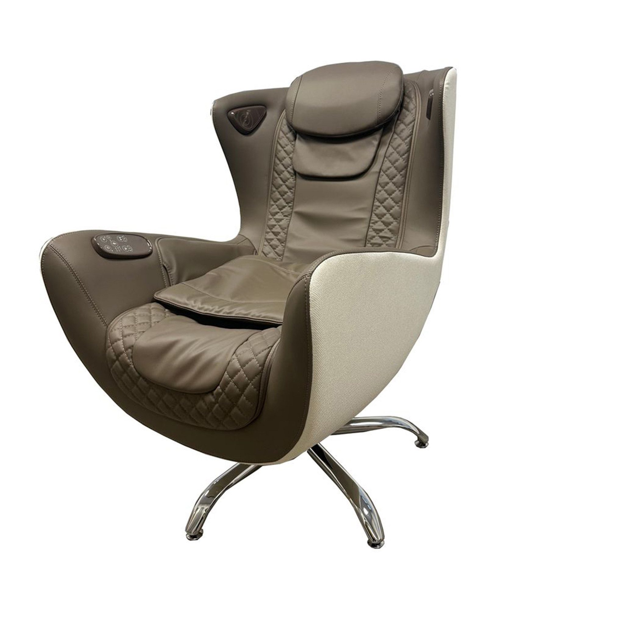 Happy Home Massagesessel Elektro-Massagesessel mit Hocker & Heizfunktion - Wellness für Zuhause