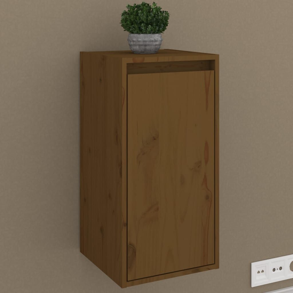 vidaXL Hängeschrank NA Hängeschrank aus Kiefer Massivholz 30x30x60 cm ideal für jedes Zimm
