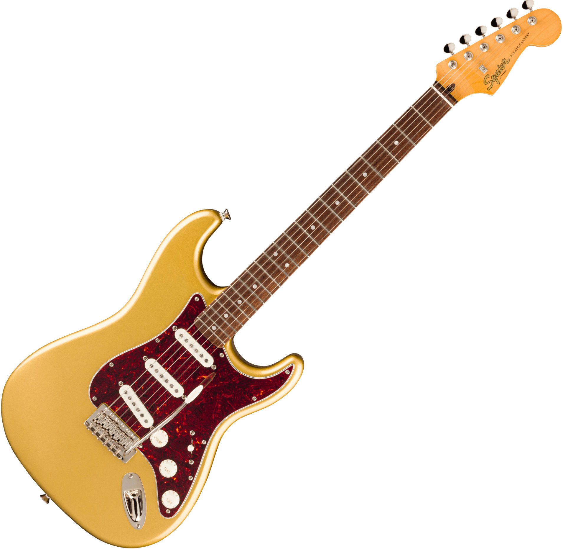 Squier E-Gitarre Limited Edition Classic Vibe 60s Stratocaster Aztec Gold, Stratocaster