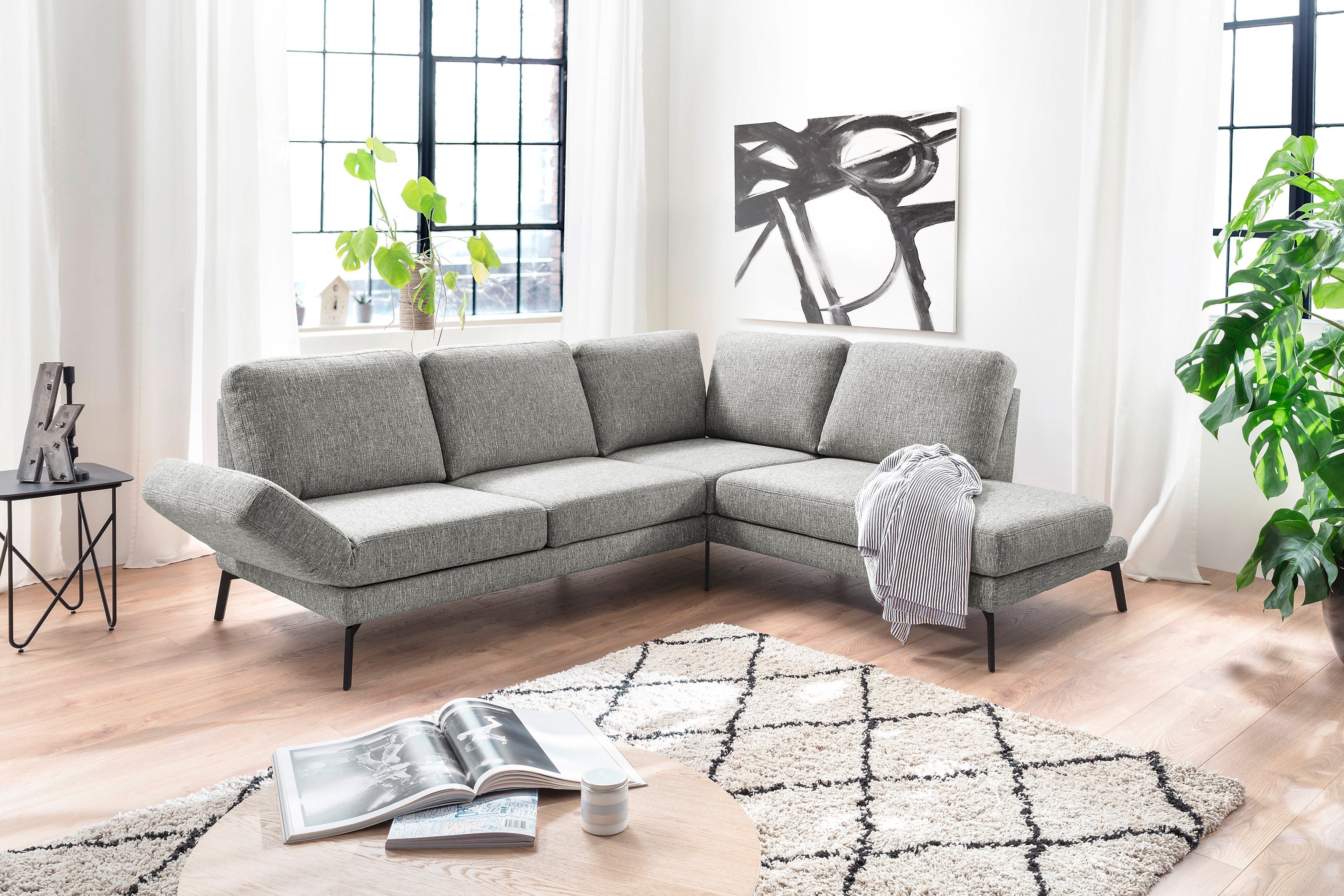 3C Candy Ecksofa Kairo Multifunktion-Sofa, bequem und viele Komfortfunktionen, L-Form, inklusive Drehsitz-, Armlehnen- und Rückenverstellung