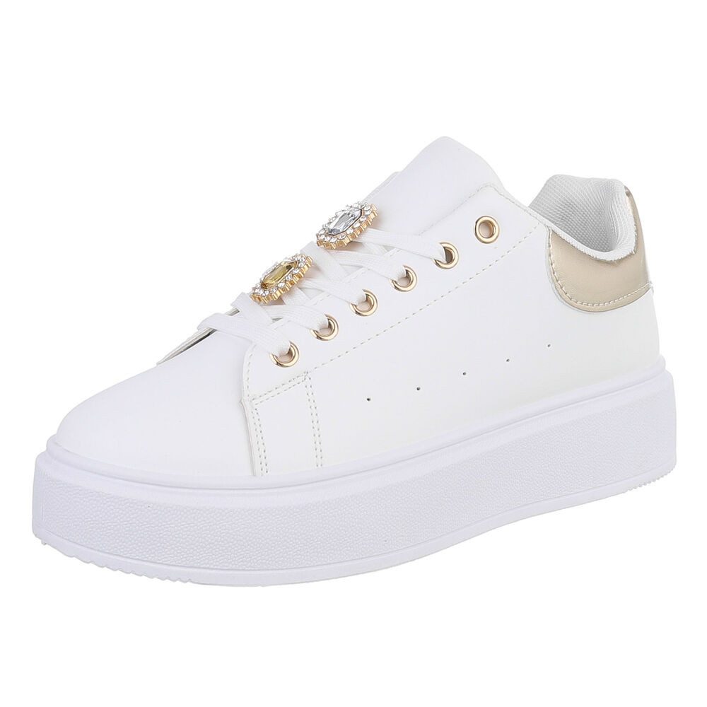 Modischer Sneakers mit Applikationen für Damen Sneaker