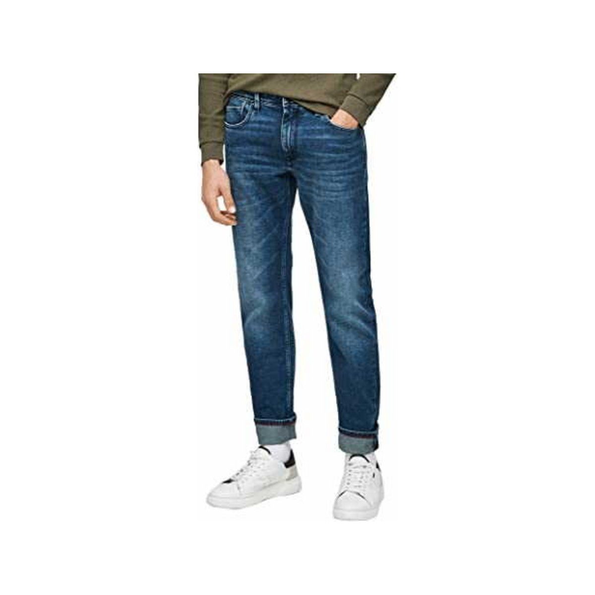 Straight-Jeans regular blau (1-tlg) s.Oliver