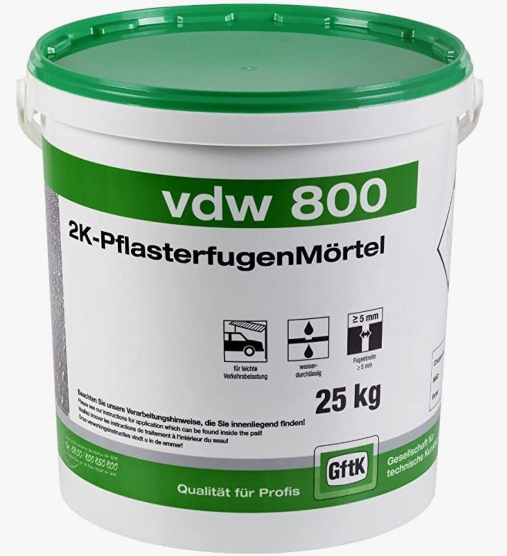 GftK Fugenmörtel VDW 800 Fugenmörtel, Natur, 25 Kg