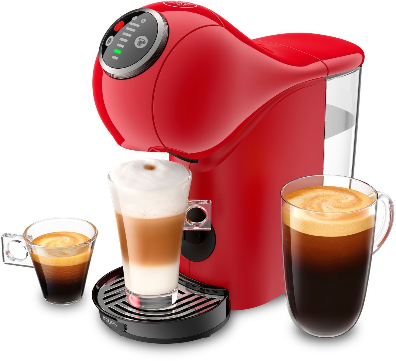 NESCAFÉ® Gusto® Kapselmaschine 0,8 KP3405 Genio S Wassertank Abschaltung, Dolce Plus, Temperaturwahl, Liter automatische